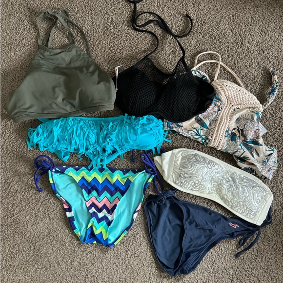 Xhilaration | Swim | Bathing Suit Bundle 5 Bikini Tops 2 Bikini Bottoms ...